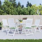 vidaXL Stoelkussens 6 st bladpatroon 40x40x4 cm stof, Huis en Inrichting, Woonaccessoires | Kussens, Verzenden, Nieuw, Groen