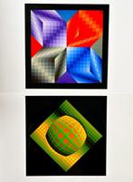 Victor Vasarely (1906-1997) - Kub-Stri + Vega-Zett-01