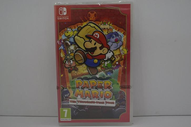 Paper Mario - The Thousand Year Door - NEW (SWITCH UKV), Spelcomputers en Games, Games | Nintendo Switch, 1 speler, Zo goed als nieuw