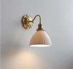 Nordic LED Wandlamp – Keramiek en Koper, Modern Design, Verzenden, Nieuw