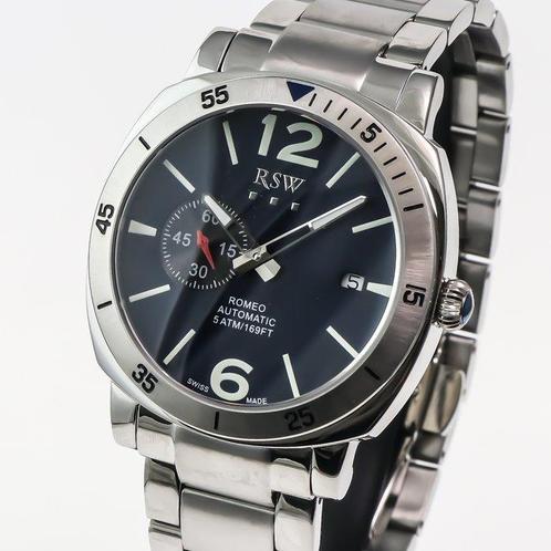 RSW - Automatic Swiss Watch - RSWA154-SS-9 - Zonder, Sieraden, Tassen en Uiterlijk, Horloges | Heren