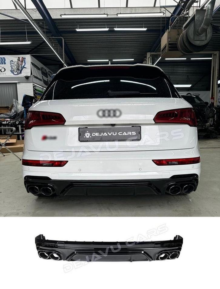 SQ5 Look Diffuser + Uitlaat tips voor Audi Q5 FY S line SQ5, Auto diversen, Tuning en Styling, Ophalen of Verzenden