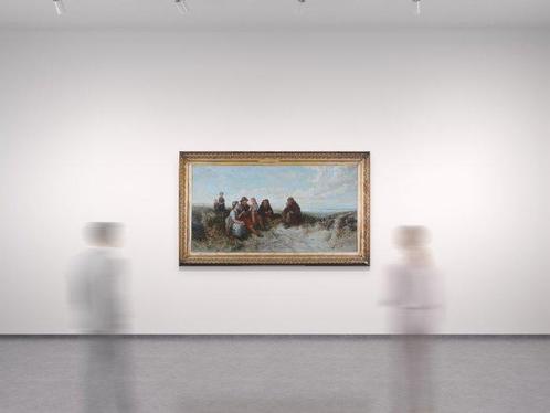 Elchanon Leonardus Verveer (1826-1900), Naar - Vaders Trots, Antiek en Kunst, Kunst | Schilderijen | Klassiek