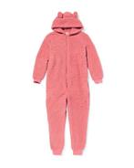 HEMA Kinderonesie teddy roze van €22.99 voor €10 sale, Verzenden, Nieuw