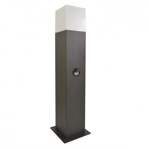 Tuin Lamp Staand Pilaar New York - E27 - 44cm - PIR Sensor, Tuin en Terras, Buitenverlichting, Ophalen of Verzenden