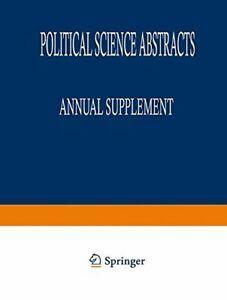 Political Science Abstracts : 1994 Annual Supplement. staff, Boeken, Overige Boeken, Zo goed als nieuw, Verzenden