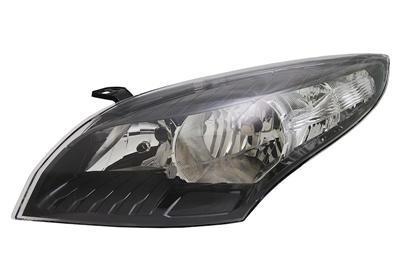 Renault Megane 2009-2012 Zwart Koplamp Links (Koplampen), Auto-onderdelen, Verlichting, Nieuw, Verzenden