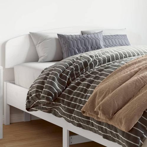 vidaXL Hoofdbord 160 cm massief grenenhout wit, Huis en Inrichting, Slaapkamer | Bedden, Wit, Nieuw, Hout, Verzenden