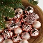 Kerstballen Set - 60 Stuks - Ø7 cm - Onbreekbaar - Roze, Verzenden, Nieuw