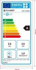 2dekans | Sauber PAC-123542 - 9000BTU - Mobiele airco -, Ophalen of Verzenden, Zo goed als nieuw