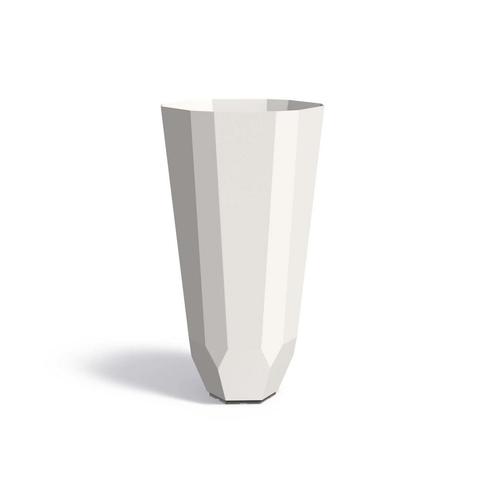 Aluminium bloempot Facet Ø60x120cm - Met bodem, Tuin en Terras, Bloembakken en Plantenbakken, 60 cm of meer, 60 tot 100 cm, Tuin