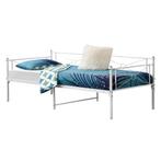 Metalen bed Alvesta met bedbodem 90x200 cm wit, Nieuw, Verzenden