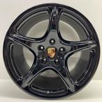 Porsche 997 2/4  19inch Classic Uni zwart met banden (8mm), Gebruikt, Banden en Velgen, 305 mm, Personenwagen