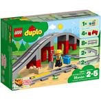 LEGO DUPLO - Treinbrug en -rails constructiespeelgoed 10872, Kinderen en Baby's, Speelgoed | Bouwstenen, Nieuw, Verzenden