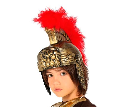 Romeinse Helm Goud Kind, Hobby en Vrije tijd, Feestartikelen, Nieuw, Verzenden