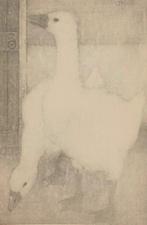 Jan Mankes (1889-1920) - 2 Ganzen, Antiek en Kunst