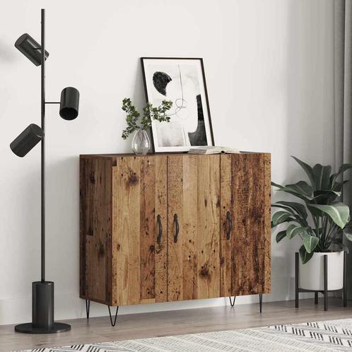 vidaXL Dressoir Oud hout 90 x 34 x 80 cm Bewerkt hout, Huis en Inrichting, Kasten | Dressoirs, Nieuw, Minder dan 50 cm, Overige houtsoorten