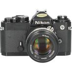 Tweedehands Nikon FE Body met 50mm F/1.4 CM3846, Audio, Tv en Foto, Fotocamera's Analoog, Ophalen of Verzenden, Gebruikt, Nikon