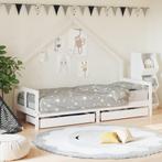 vidaXL Kinderbedframe met lades 80x200 cm massief grenenhout, Kinderen en Baby's, Kinderkamer | Bedden, Verzenden, Nieuw