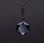 Obsidiaan Hanger - Hoogte: 30 mm - Breedte: 25 mm- 9 g