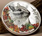 Mongolië. 500 Togrog 2023 Woodland Spirits Chipmunk - 1 Oz