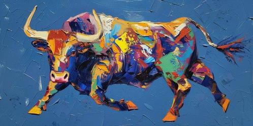 Shayer - Toro Ignito - XXL, Antiek en Kunst, Kunst | Schilderijen | Modern