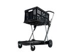Clax trolley + 1 vouwkrat  -  Zwart  -  910 mm x 550 mm x, Verzenden