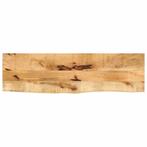 vidaXL Tafelblad met natuurlijke rand 110x20x3,8 cm massief, Huis en Inrichting, Tafels | Eettafels, Verzenden, Nieuw