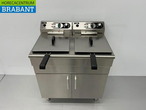 HCB RVS Dubbele Friteuse Frituur 2 x 16 liter 400V Horeca, Zakelijke goederen, Horeca | Keukenapparatuur, Nieuw in verpakking