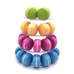 Macaron standaard plastic 4 delig, Verzenden, Nieuw