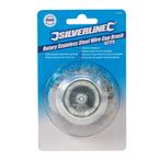 Silverline Komborstel - Gegolfd Roestvrijstaaldraad - Ø 7.., Ophalen of Verzenden, Nieuw