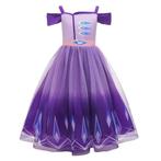 Prinsessenjurk - Sprankelende paarse Elsa jurk - Frozen 2