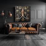 Artxlife - Frida Flower Black&Gold Meditation [XXL], Antiek en Kunst