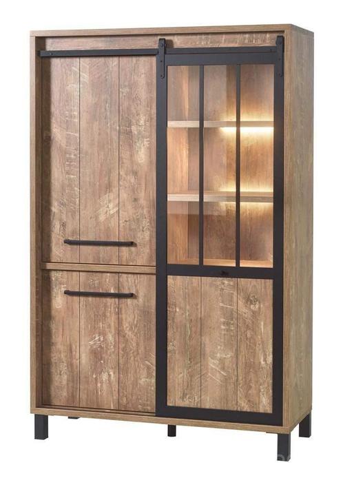 Barkast Alphen Oranje Teakhout - bergkasten, Huis en Inrichting, Kasten | Buffetkasten, Nieuw, Overige materialen