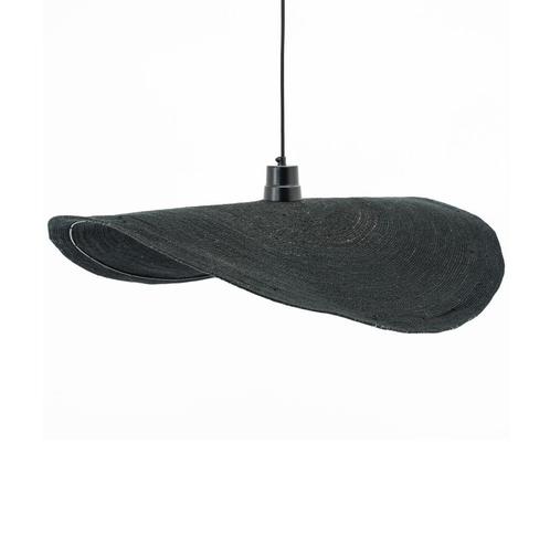 *WOONWINKEL* By-Boo Sola Ronde Hanglamp Touw Zwart, Huis en Inrichting, Lampen | Hanglampen, Nieuw, Verzenden