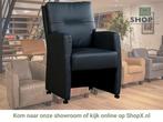 Leren eetkamerstoel Sharp - Toledo Marine (blauw) - Met, Huis en Inrichting, Stoelen, Eigentijds, Modern, Blauw, Nieuw, Leer