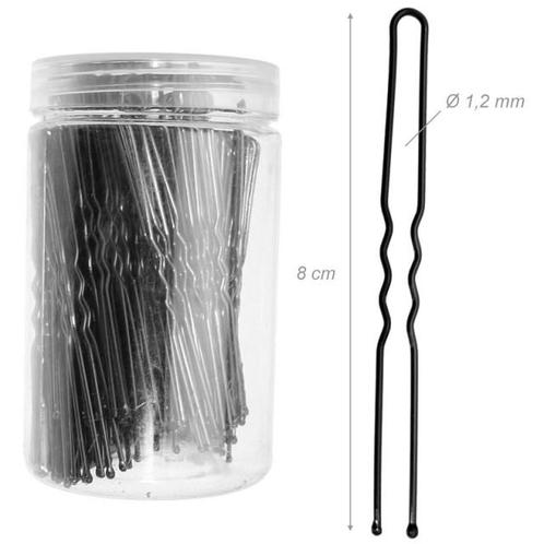 Alista Zwarte Haarspelden 8 cm 160 stuks, Sport en Fitness, Ballet, Verzenden