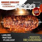 Roestvrijstalen grillspies - 107 cm - horizontale spies, Verzenden, Nieuw