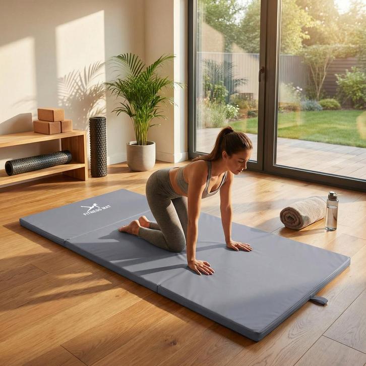 Valmat 120x200 | 5cm dik | Laatste Stuks!, Sport en Fitness, Fitnessmaterialen, Armen, Nieuw, Fitnessmat, Ophalen of Verzenden