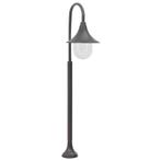 vidaXL Paalverlichting tuin E27 120 cm aluminium brons, Tuin en Terras, Buitenverlichting, Verzenden, Nieuw, Aluminium, Staande lamp