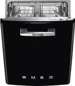Smeg STFABBL3 retro jaren 50 onderbouw vaatwasser - zwart, Witgoed en Apparatuur, Vaatwasmachines, Verzenden, 60 cm of meer, Minder dan 10 liter