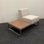 Wachtkamerbank met tafel van Palau, Beige - bruin/ RVS, Zakelijke goederen, Kantoor en Winkelinrichting | Kantoormeubilair en Inrichting