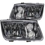 ANZO 1999-2005 Volkswagen Jetta Crystal Headlights Black w/o, Ophalen of Verzenden, Nieuw