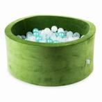 Ballenbak 90x40 velvet soft olive met 300 ballen, Ophalen of Verzenden, Nieuw