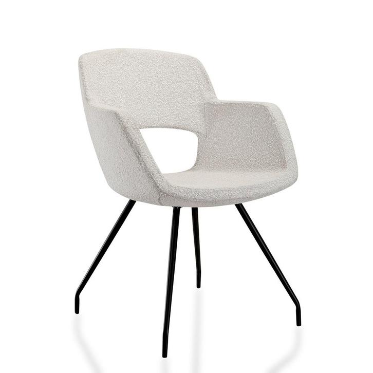 Comfora Vergaderstoel Trendy in Bouclé Stoffering Leverbaar, Huis en Inrichting, Stoelen, Nieuw, Ophalen of Verzenden