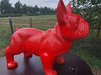 Beeld, French bulldog red garden or for indoor - 39 cm -