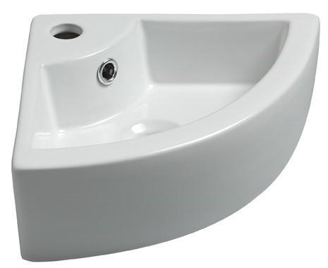 Pallas hoekfontein 445 x 325 x 130 mm wit, Doe-het-zelf en Verbouw, Sanitair, Nieuw, Verzenden