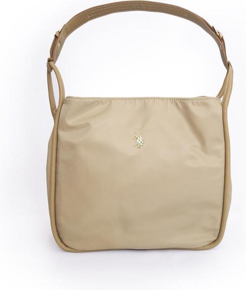 US POLO ASSN. Houston Schoudertas Dames - Beige, Sieraden, Tassen en Uiterlijk, Tassen | Schoudertassen, Verzenden