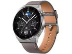 Huawei Watch GT 3 Pro (46mm) Zilver (Bruin, Grijs), Sieraden, Tassen en Uiterlijk, Smartwatches, Verzenden, Nieuw