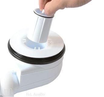 Turboflow douchebaksifon voor gat 90mm chroom, Doe-het-zelf en Verbouw, Sanitair, Ophalen of Verzenden